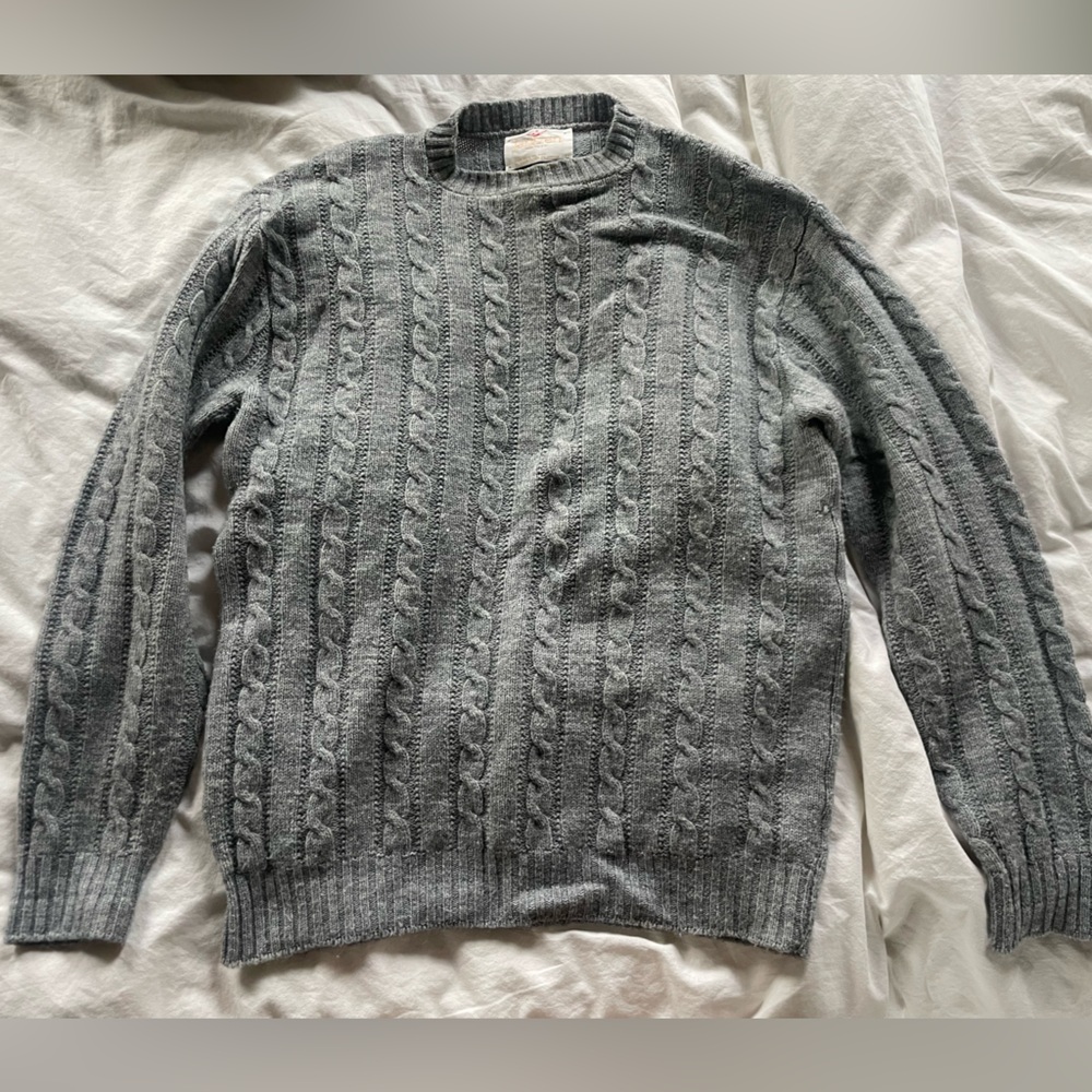 Jantzen Grey Wool Sweater